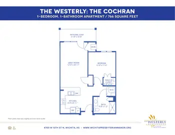 Floorplan of Wichita Presbyterian Manor, Assisted Living, Nursing Home, Independent Living, CCRC, Wichita, KS 7