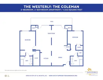 Floorplan of Wichita Presbyterian Manor, Assisted Living, Nursing Home, Independent Living, CCRC, Wichita, KS 8