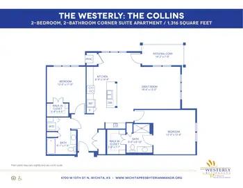 Floorplan of Wichita Presbyterian Manor, Assisted Living, Nursing Home, Independent Living, CCRC, Wichita, KS 9
