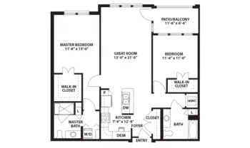 Floorplan of Aberdeen Heights, Assisted Living, Nursing Home, Independent Living, CCRC, Kirkwood, MO 11