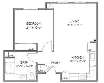 Floorplan of The Long Community at Highland, Assisted Living, Nursing Home, Independent Living, CCRC, Lancaster, PA 1