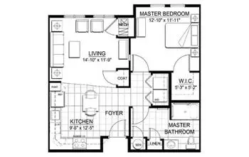 Floorplan of Ware Presbyterian Village, Assisted Living, Nursing Home, Independent Living, CCRC, Oxford, PA 4