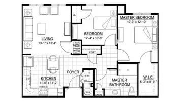 Floorplan of Ware Presbyterian Village, Assisted Living, Nursing Home, Independent Living, CCRC, Oxford, PA 6