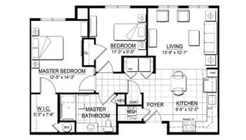 Floorplan of Ware Presbyterian Village, Assisted Living, Nursing Home, Independent Living, CCRC, Oxford, PA 7