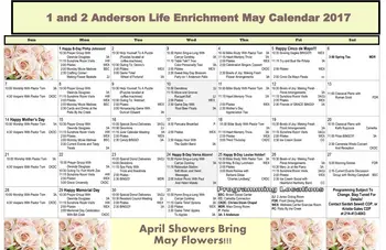 Activity Calendar of The Villages of Dallas, Assisted Living, Nursing Home, Independent Living, CCRC, Dallas, TX 1