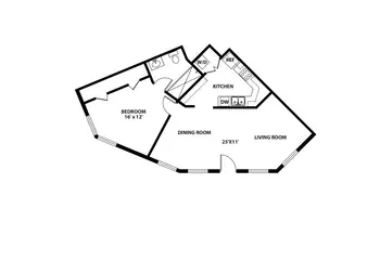 Floorplan of The Villages of Dallas, Assisted Living, Nursing Home, Independent Living, CCRC, Dallas, TX 2