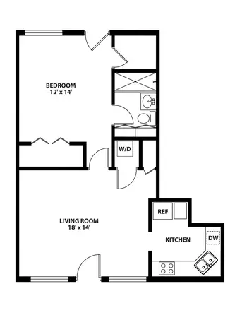 Floorplan of The Villages of Dallas, Assisted Living, Nursing Home, Independent Living, CCRC, Dallas, TX 3