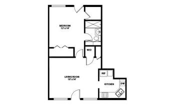 Floorplan of The Villages of Dallas, Assisted Living, Nursing Home, Independent Living, CCRC, Dallas, TX 1