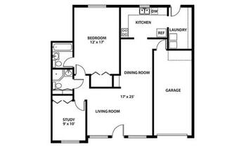 Floorplan of The Villages of Dallas, Assisted Living, Nursing Home, Independent Living, CCRC, Dallas, TX 7