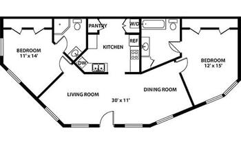 Floorplan of The Villages of Dallas, Assisted Living, Nursing Home, Independent Living, CCRC, Dallas, TX 8