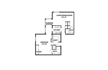 Floorplan of Presbyterian Village North, Assisted Living, Nursing Home, Independent Living, CCRC, Dallas, TX 3