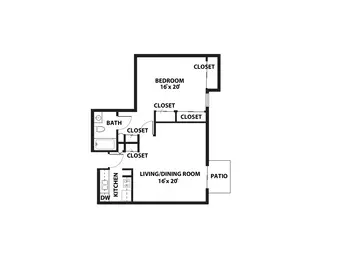 Floorplan of Presbyterian Village North, Assisted Living, Nursing Home, Independent Living, CCRC, Dallas, TX 4