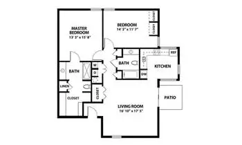 Floorplan of Presbyterian Village North, Assisted Living, Nursing Home, Independent Living, CCRC, Dallas, TX 5