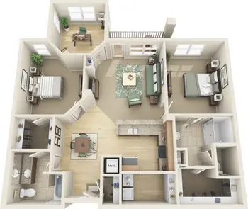 Floorplan of Presbyterian Village North, Assisted Living, Nursing Home, Independent Living, CCRC, Dallas, TX 9