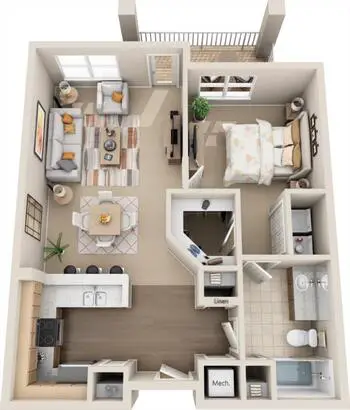 Floorplan of Presbyterian Village North, Assisted Living, Nursing Home, Independent Living, CCRC, Dallas, TX 14