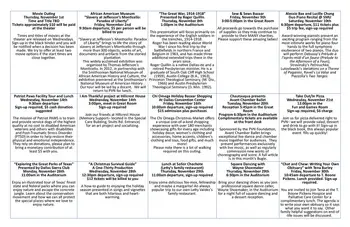 Activity Calendar of Presbyterian Village North, Assisted Living, Nursing Home, Independent Living, CCRC, Dallas, TX 15