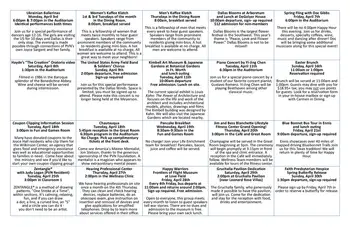Activity Calendar of Presbyterian Village North, Assisted Living, Nursing Home, Independent Living, CCRC, Dallas, TX 18