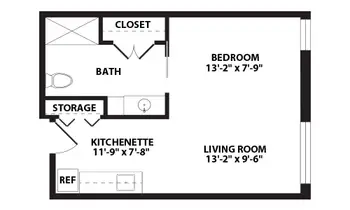 Floorplan of Presbyterian Village North, Assisted Living, Nursing Home, Independent Living, CCRC, Dallas, TX 16