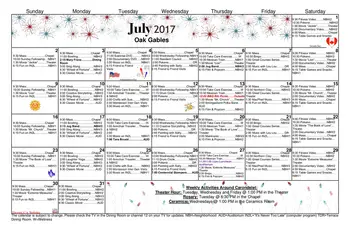 Activity Calendar of Carondelet Village, Assisted Living, Nursing Home, Independent Living, CCRC, Saint Paul, MN 3