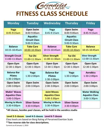 Activity Calendar of Carondelet Village, Assisted Living, Nursing Home, Independent Living, CCRC, Saint Paul, MN 7