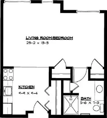 Floorplan of Boutwells Landing, Assisted Living, Nursing Home, Independent Living, CCRC, Oak Park Heights, MN 2