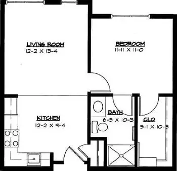 Floorplan of Boutwells Landing, Assisted Living, Nursing Home, Independent Living, CCRC, Oak Park Heights, MN 3