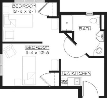 Floorplan of Boutwells Landing, Assisted Living, Nursing Home, Independent Living, CCRC, Oak Park Heights, MN 8