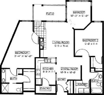 Floorplan of Boutwells Landing, Assisted Living, Nursing Home, Independent Living, CCRC, Oak Park Heights, MN 9