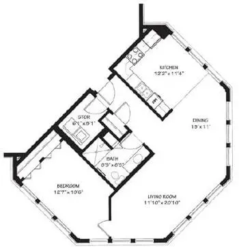 Floorplan of Boutwells Landing, Assisted Living, Nursing Home, Independent Living, CCRC, Oak Park Heights, MN 19