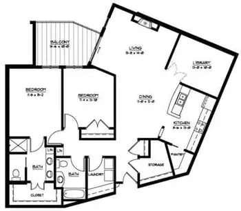Floorplan of Folkestone, Assisted Living, Nursing Home, Independent Living, CCRC, Wayzata, MN 6