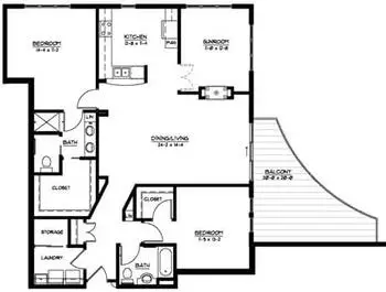 Floorplan of Folkestone, Assisted Living, Nursing Home, Independent Living, CCRC, Wayzata, MN 7