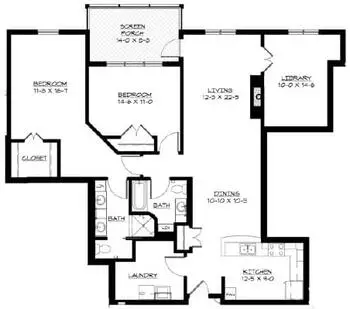 Floorplan of Folkestone, Assisted Living, Nursing Home, Independent Living, CCRC, Wayzata, MN 12
