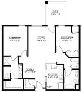 Floorplan of GracePointe Crossing, Assisted Living, Nursing Home, Independent Living, CCRC, Cambridge, MN 14