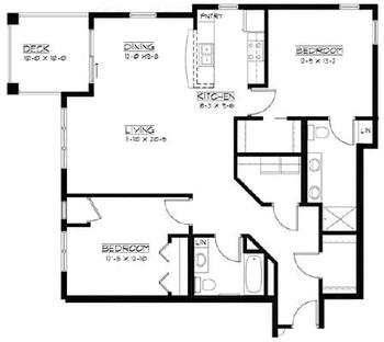 Floorplan of GracePointe Crossing, Assisted Living, Nursing Home, Independent Living, CCRC, Cambridge, MN 18