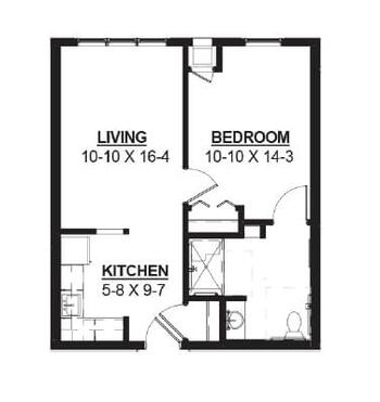 Floorplan of Mill Pond, Assisted Living, Nursing Home, Independent Living, CCRC, Ankeny, IA 4