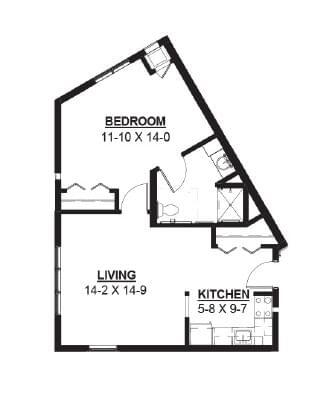 Floorplan of Mill Pond, Assisted Living, Nursing Home, Independent Living, CCRC, Ankeny, IA 5