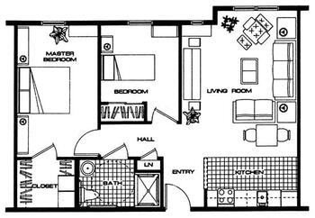 Floorplan of Mill Pond, Assisted Living, Nursing Home, Independent Living, CCRC, Ankeny, IA 17