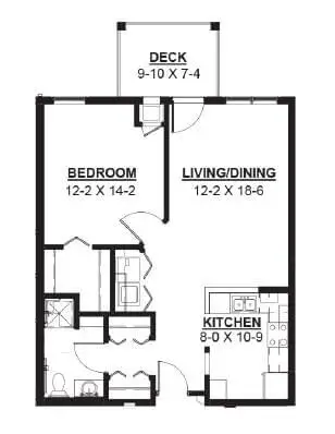 Floorplan of Mill Pond, Assisted Living, Nursing Home, Independent Living, CCRC, Ankeny, IA 19