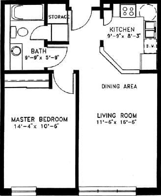 Floorplan of Presbyterian Homes of Bloomington, Assisted Living, Nursing Home, Independent Living, CCRC, Bloomington, MN 4