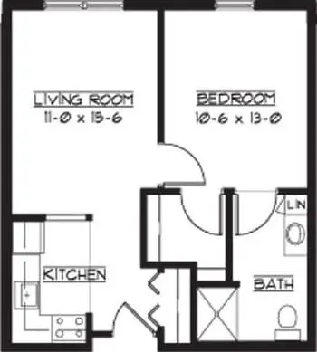 Floorplan of Waverly Gardens, Assisted Living, Nursing Home, Independent Living, CCRC, North Oaks, MN 6