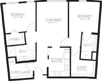 Floorplan of Waverly Gardens, Assisted Living, Nursing Home, Independent Living, CCRC, North Oaks, MN 10
