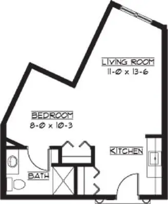 Floorplan of Waverly Gardens, Assisted Living, Nursing Home, Independent Living, CCRC, North Oaks, MN 11