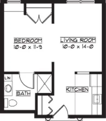 Floorplan of Waverly Gardens, Assisted Living, Nursing Home, Independent Living, CCRC, North Oaks, MN 12