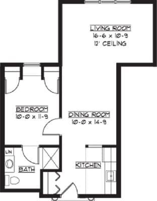 Floorplan of Waverly Gardens, Assisted Living, Nursing Home, Independent Living, CCRC, North Oaks, MN 16