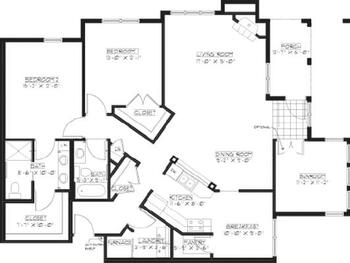 Floorplan of Waverly Gardens, Assisted Living, Nursing Home, Independent Living, CCRC, North Oaks, MN 17