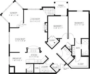 Floorplan of Waverly Gardens, Assisted Living, Nursing Home, Independent Living, CCRC, North Oaks, MN 18