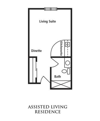 Floorplan of Regency Brookfield, Assisted Living, Nursing Home, Independent Living, CCRC, Brookfield, WI 1