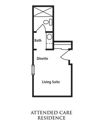 Floorplan of Regency Brookfield, Assisted Living, Nursing Home, Independent Living, CCRC, Brookfield, WI 3