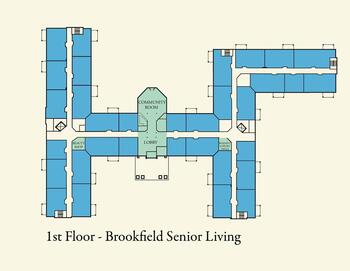 Campus Map of Regency Brookfield, Assisted Living, Nursing Home, Independent Living, CCRC, Brookfield, WI 4