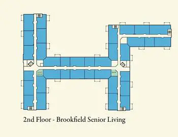 Campus Map of Regency Brookfield, Assisted Living, Nursing Home, Independent Living, CCRC, Brookfield, WI 5